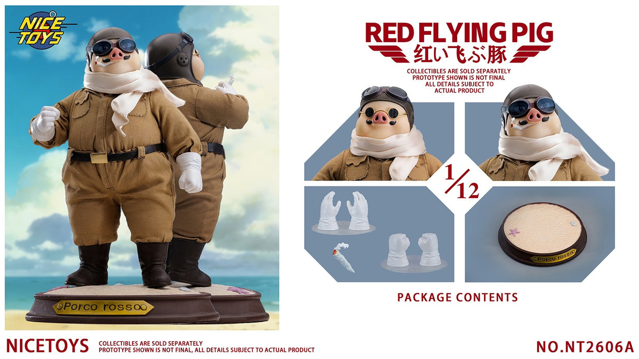 (Pre-order) NICETOYS Red Flying Pig NT2606A 1/12 Action Figure