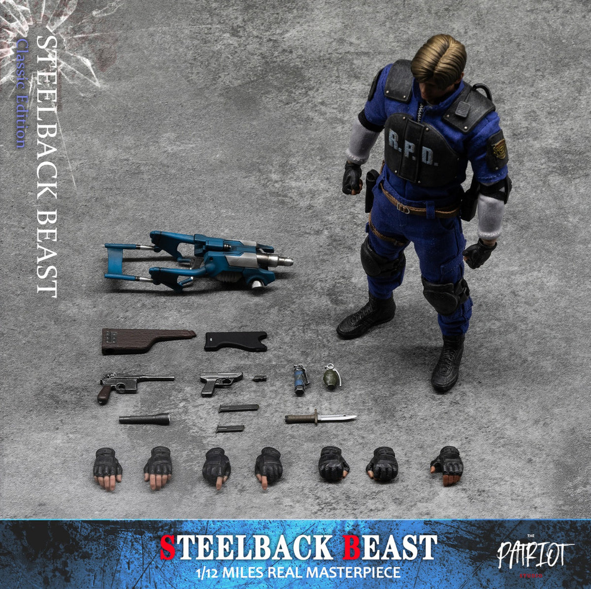 PRE-ORDER: Patriot Studio 1/12 “The Steelback Beast” Action Figure (PA019) Modern (A) / Classic (B) / Accessory Pack DLC Set