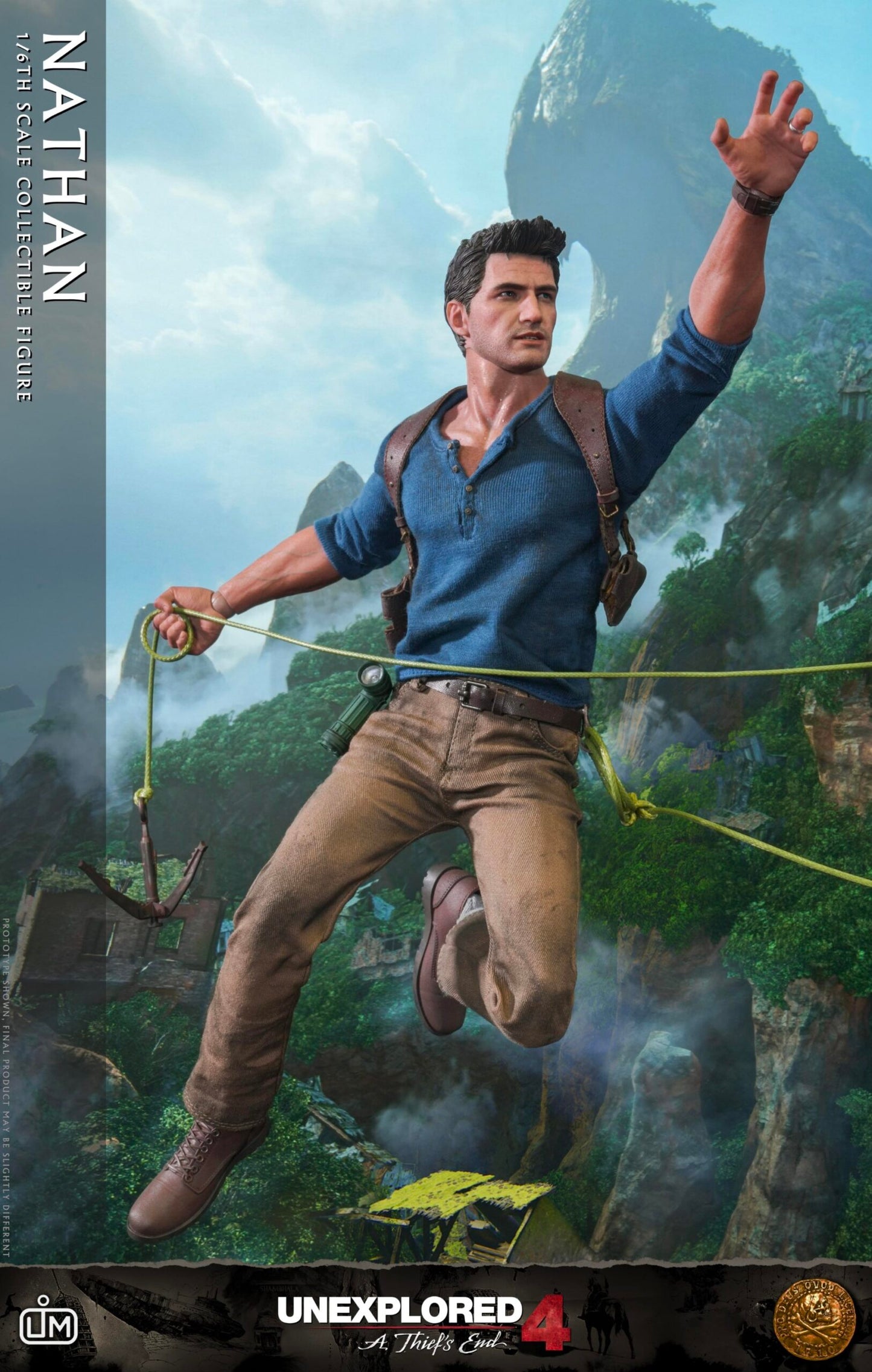 LIMTOYS – Nathan Drake 1/6 Scale Collectible Figure (Uncharted 4) Videogame