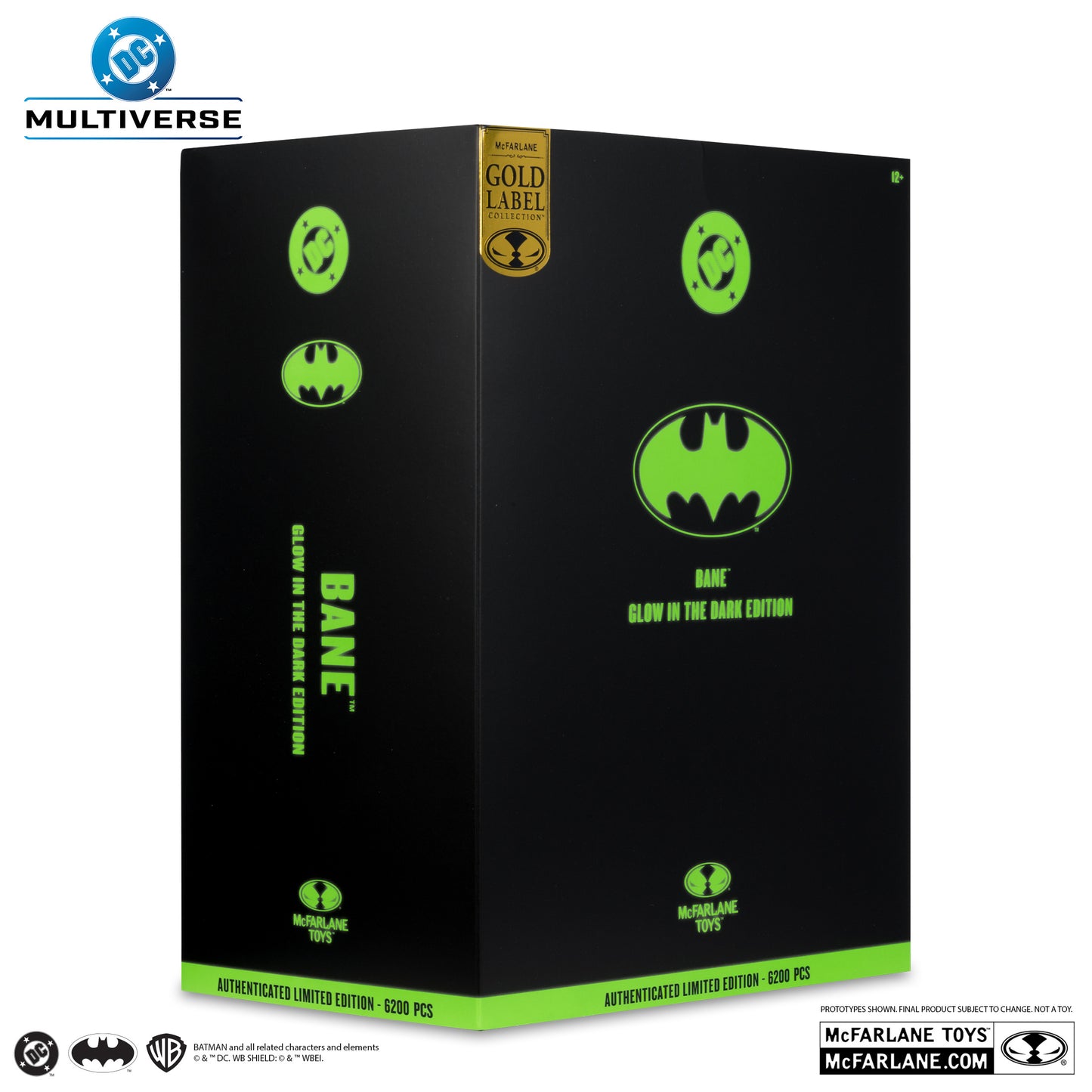 McFarlane Toys DC Multiverse Bane (Glow in the Dark Edition) Action Figure – Gold Label