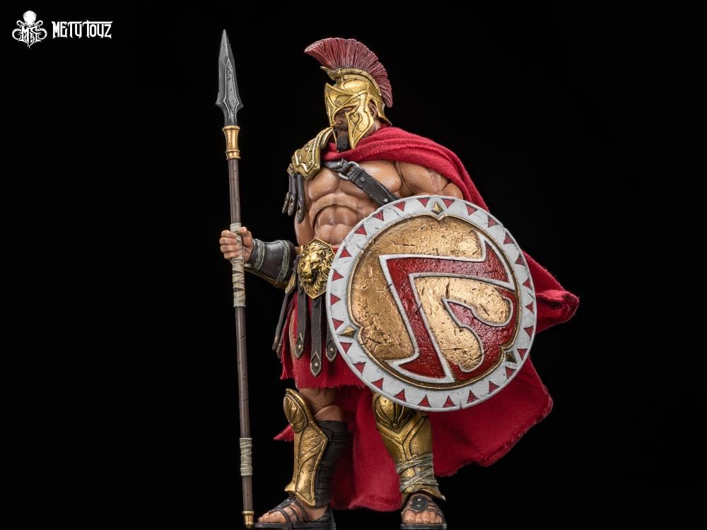 Metytoyz Spartan Warrior 1/10 scale action figure with removable armor and accessories