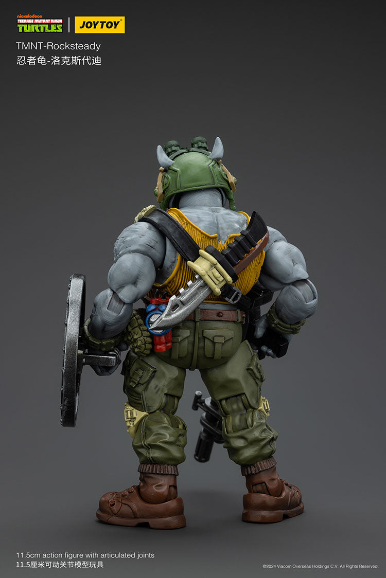 Joy Toy JT8469 Teenage Mutant Ninja Turtles TMNT Rocksteady 1/18 Action Figure