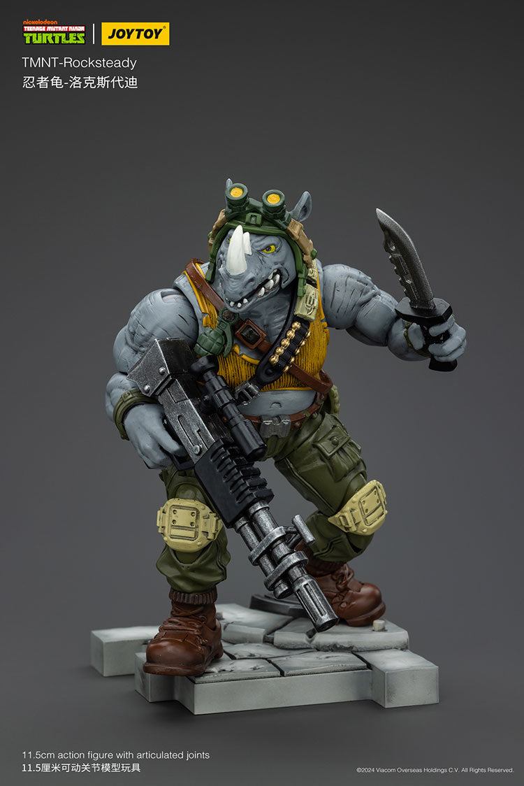 Joy Toy JT8469 Teenage Mutant Ninja Turtles TMNT Rocksteady 1/18 Action Figure