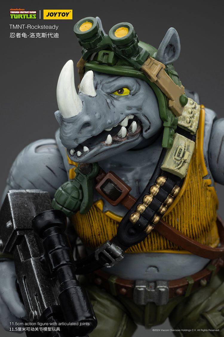 Joy Toy JT8469 Teenage Mutant Ninja Turtles TMNT Rocksteady 1/18 Action Figure