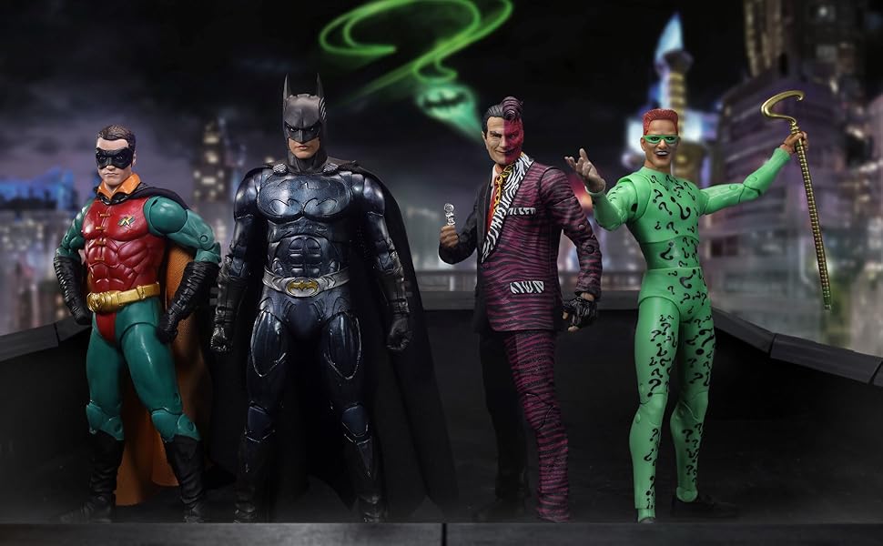 Mcfarlane Toys DC Multiverse Batman Forever Set (Nightmare Bat Build-A-Figure)