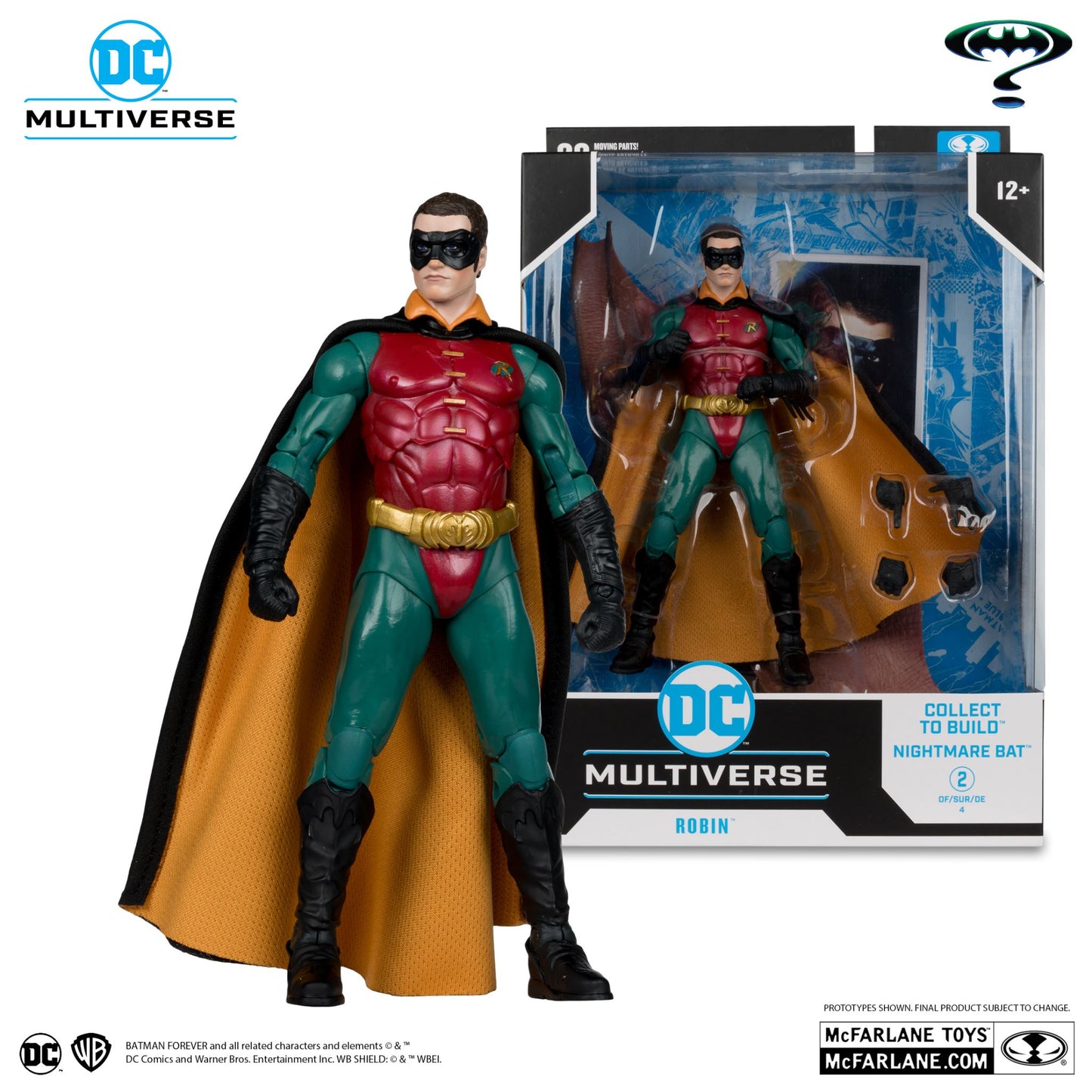 Mcfarlane Toys DC Multiverse Batman Forever Set (Nightmare Bat Build-A-Figure)