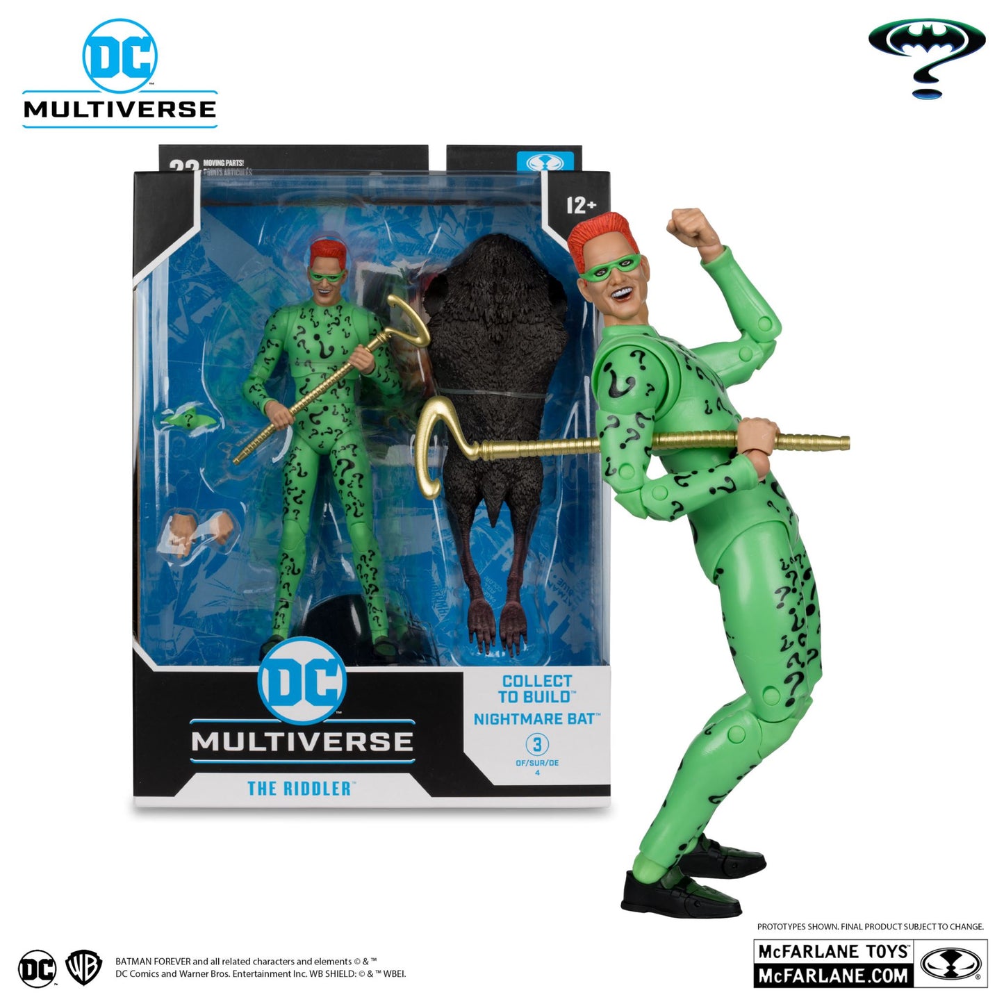 Mcfarlane Toys DC Multiverse Batman Forever Set (Nightmare Bat Build-A-Figure)