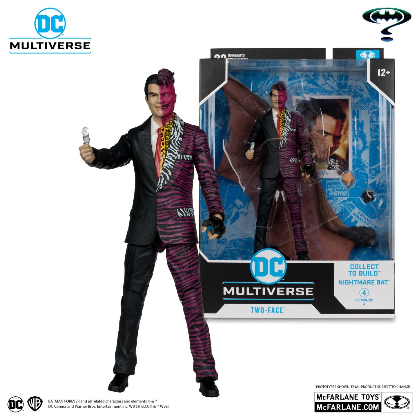 Mcfarlane Toys DC Multiverse Batman Forever Set (Nightmare Bat Build-A-Figure)