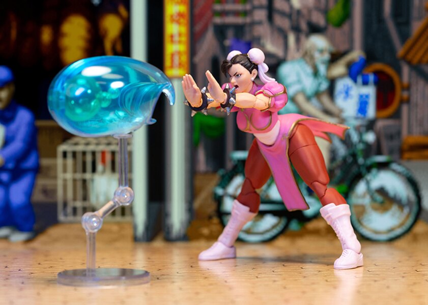 Jada Toys SDCC 2024 Ultra Street Fighter II Chun-Li (Player 2 - Pink) Deluxe Set