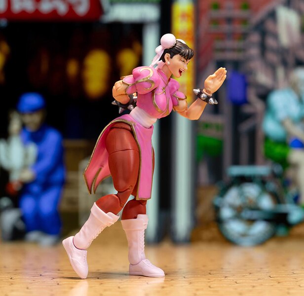 Jada Toys SDCC 2024 Ultra Street Fighter II Chun-Li (Player 2 - Pink) Deluxe Set