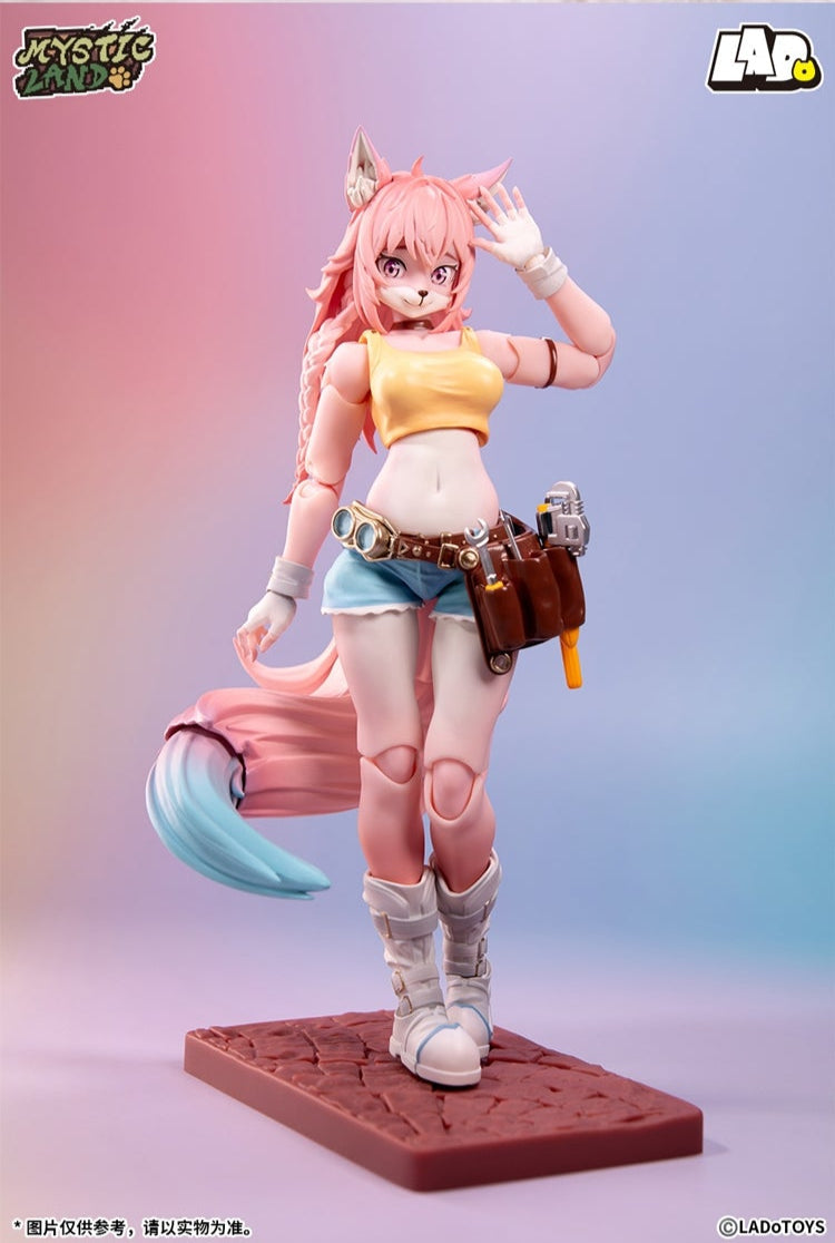 LADOTOYS Magic Continent Adventurer Squad Pt.2 Mender Liya Alopex Pink Limited Edition 1/12 Action Figure