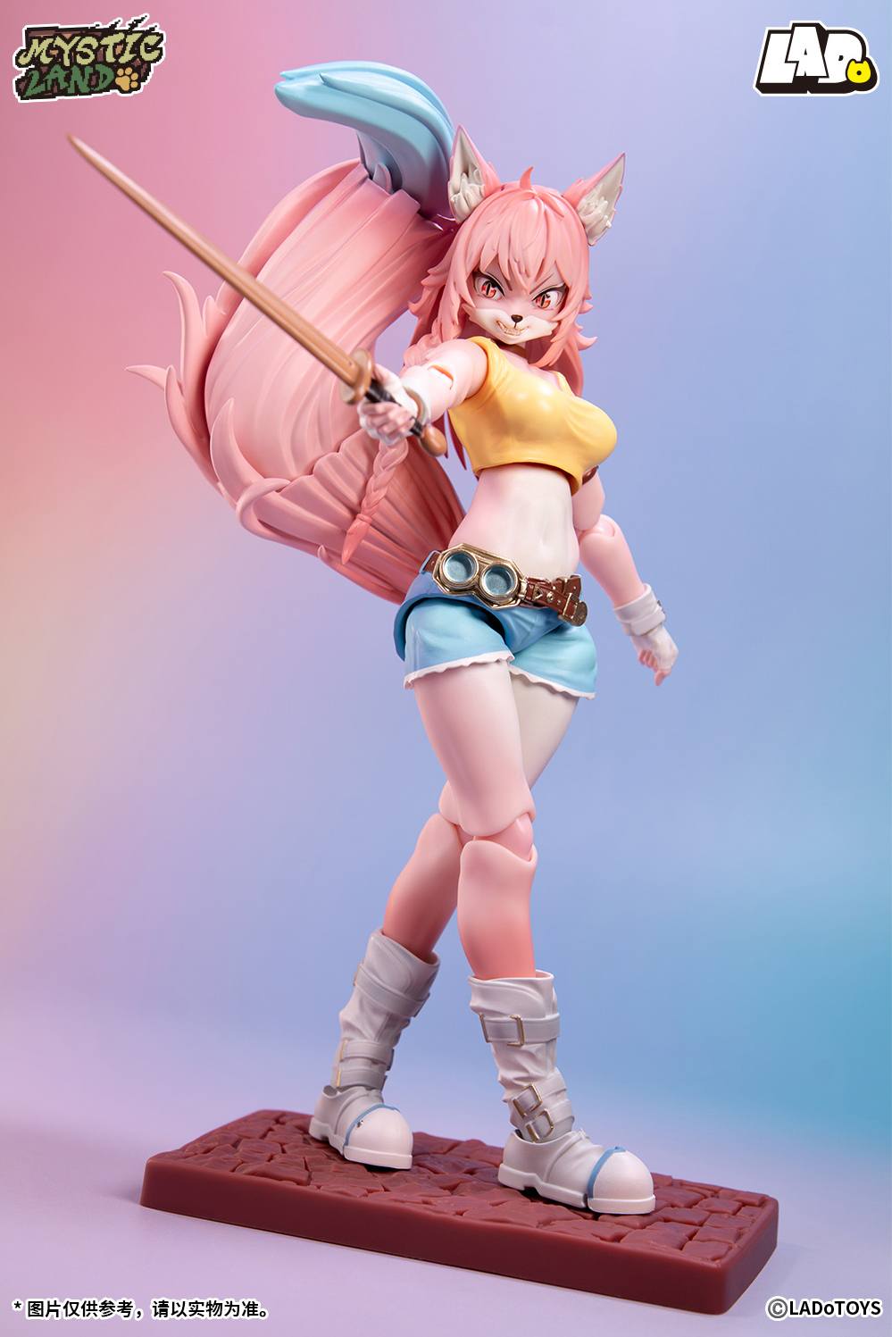 LADOTOYS Magic Continent Adventurer Squad Pt.2 Mender Liya Alopex Pink Limited Edition 1/12 Action Figure