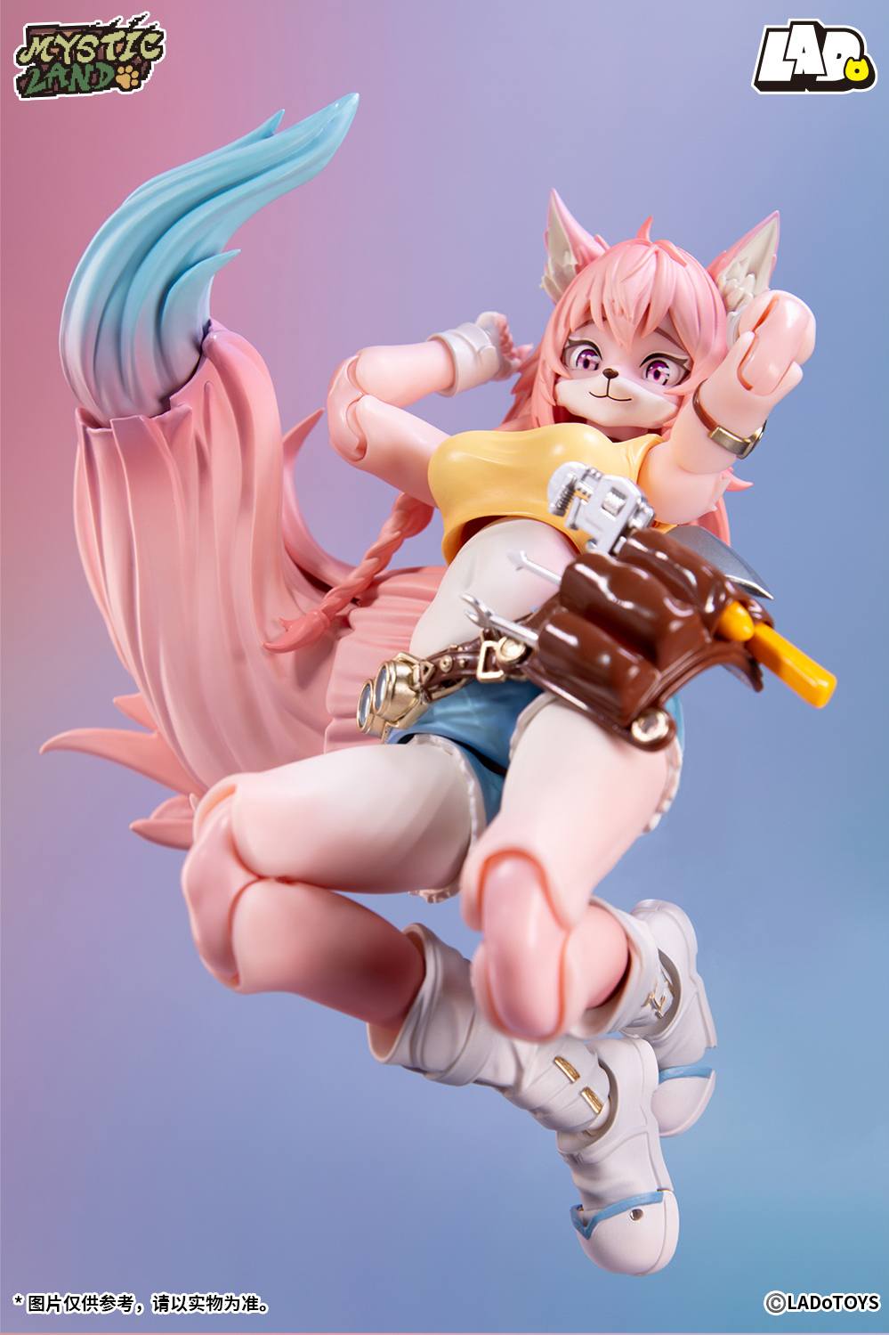LADOTOYS Magic Continent Adventurer Squad Pt.2 Mender Liya Alopex Pink Limited Edition 1/12 Action Figure