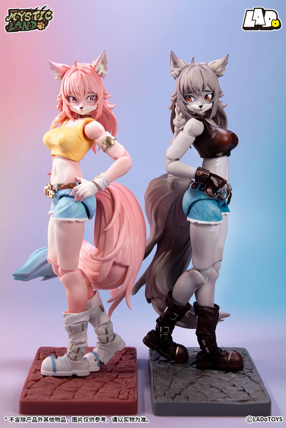 LADOTOYS Magic Continent Adventurer Squad Pt.2 Mender Liya Alopex Pink Limited Edition 1/12 Action Figure