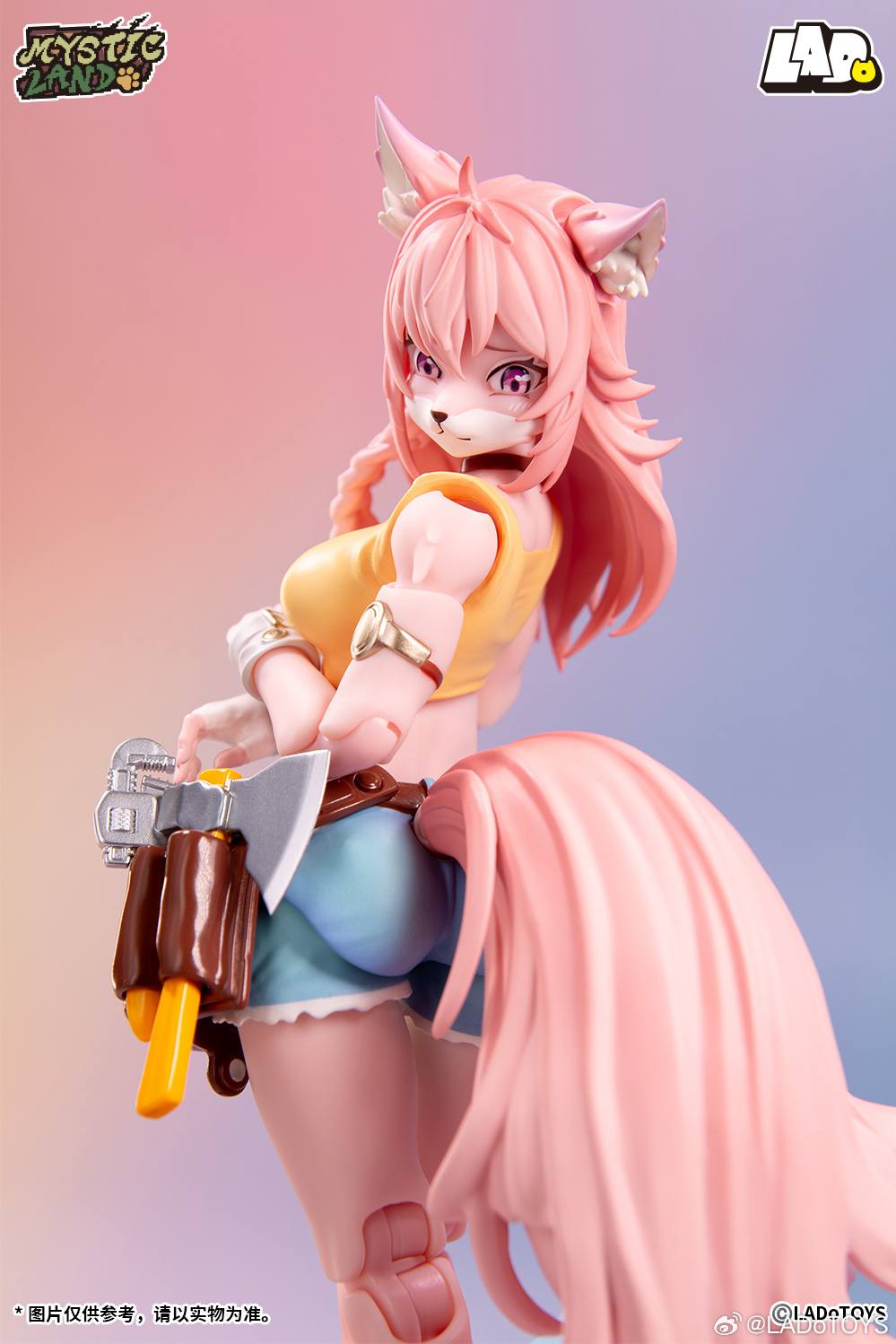 LADOTOYS Magic Continent Adventurer Squad Pt.2 Mender Liya Alopex Pink Limited Edition 1/12 Action Figure