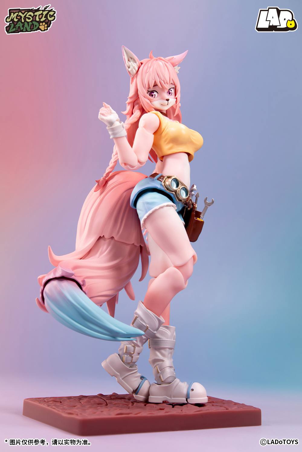 LADOTOYS Magic Continent Adventurer Squad Pt.2 Mender Liya Alopex Pink Limited Edition 1/12 Action Figure