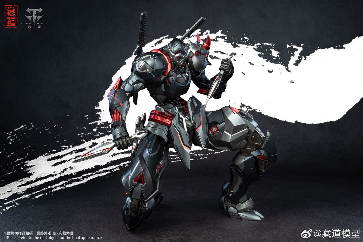 Cang Toys Shadow Realm Zhan Ming Black Phantom alloy action figure Great articulation