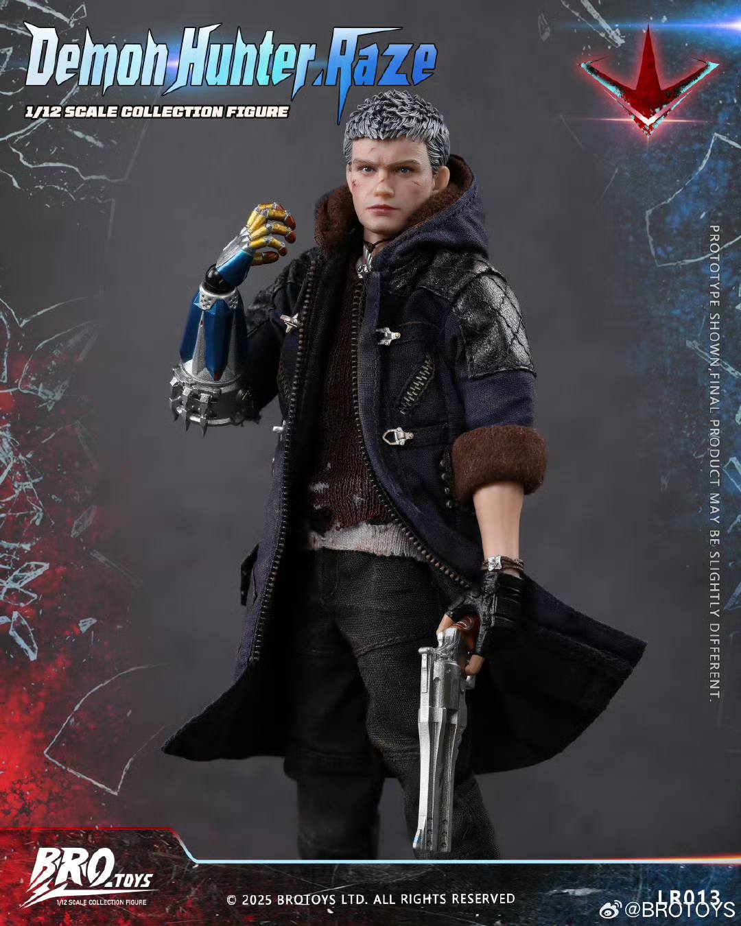 Pre-order BROTOYS Demon Hunter: Raze Action Figure 1/12 Scale – Pre-Order