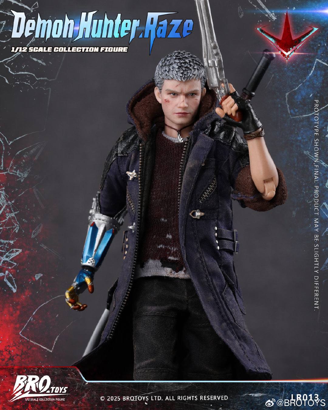 Pre-order BROTOYS Demon Hunter: Raze Action Figure 1/12 Scale – Pre-Order