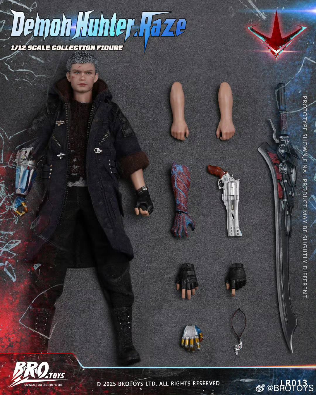 Pre-order BROTOYS Demon Hunter: Raze Action Figure 1/12 Scale – Pre-Order