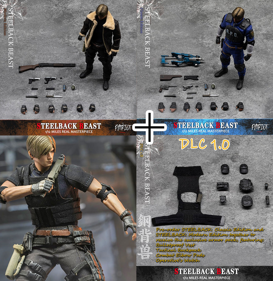 PRE-ORDER: Patriot Studio 1/12 “The Steelback Beast” Action Figure (PA019) Modern (A) / Classic (B) / Accessory Pack DLC Set