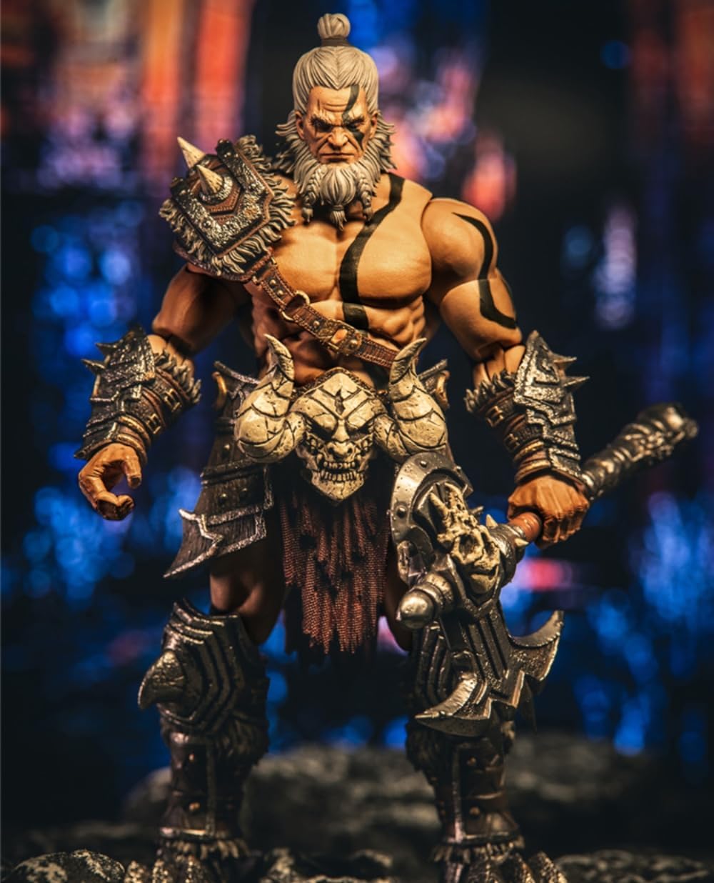 Barbarian berserker Action Figure, 1/12 scale size approx.18cm. By Nightmare Studio.