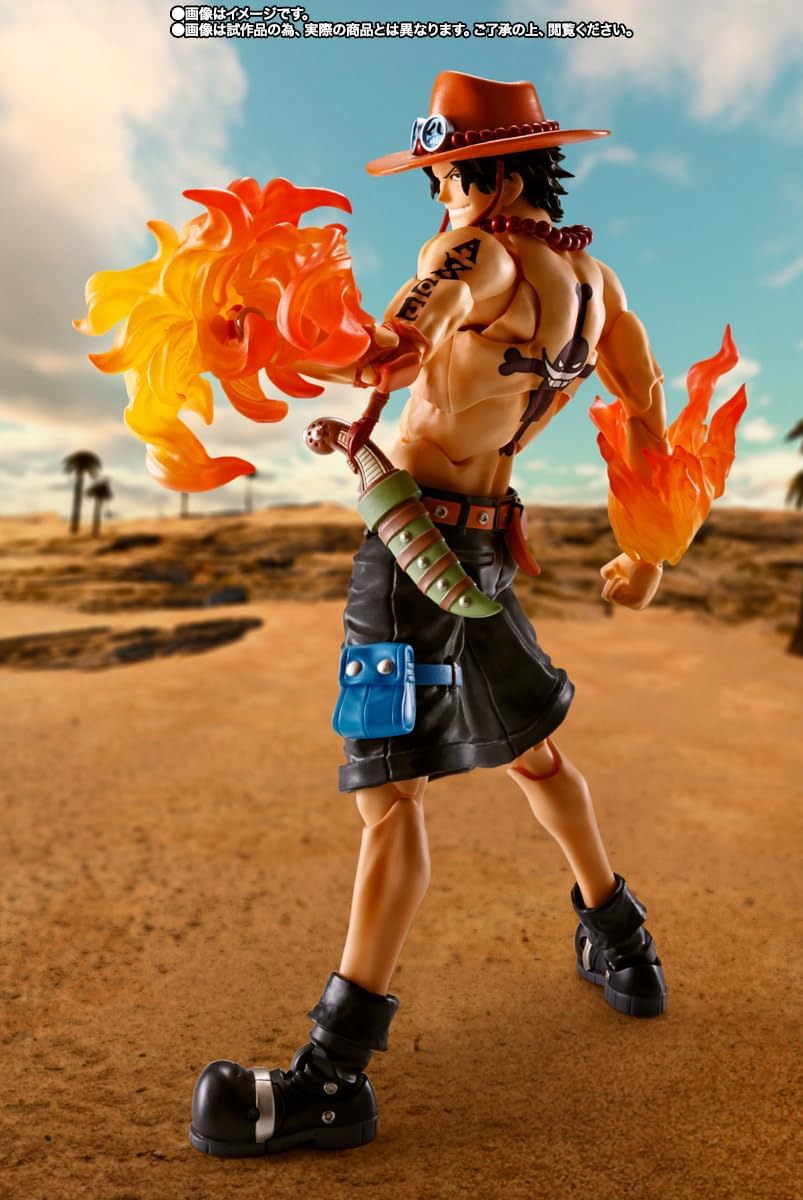 Bandai Spirit One Piece S.H.Figuarts Portgas D. Ace (Fire Fist) Action Figure