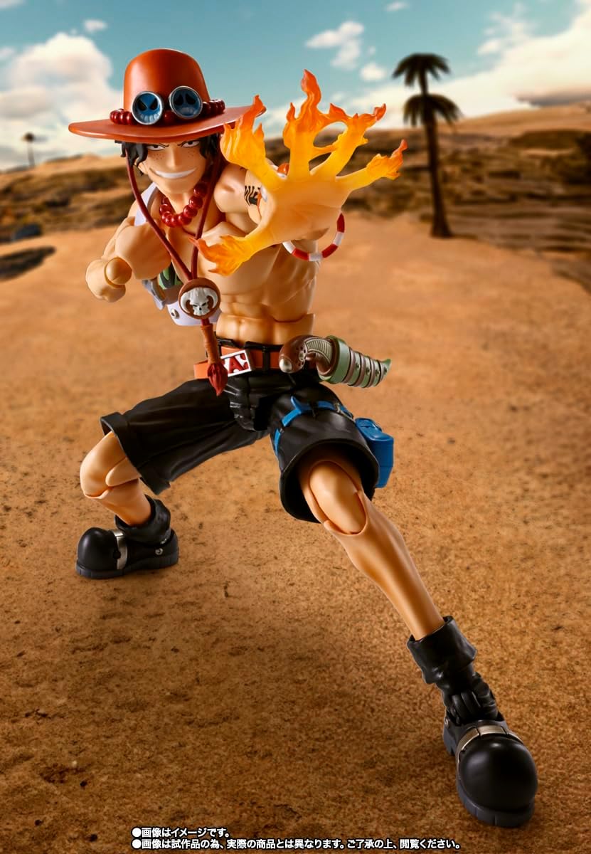 Bandai Spirit One Piece S.H.Figuarts Portgas D. Ace (Fire Fist) Action Figure