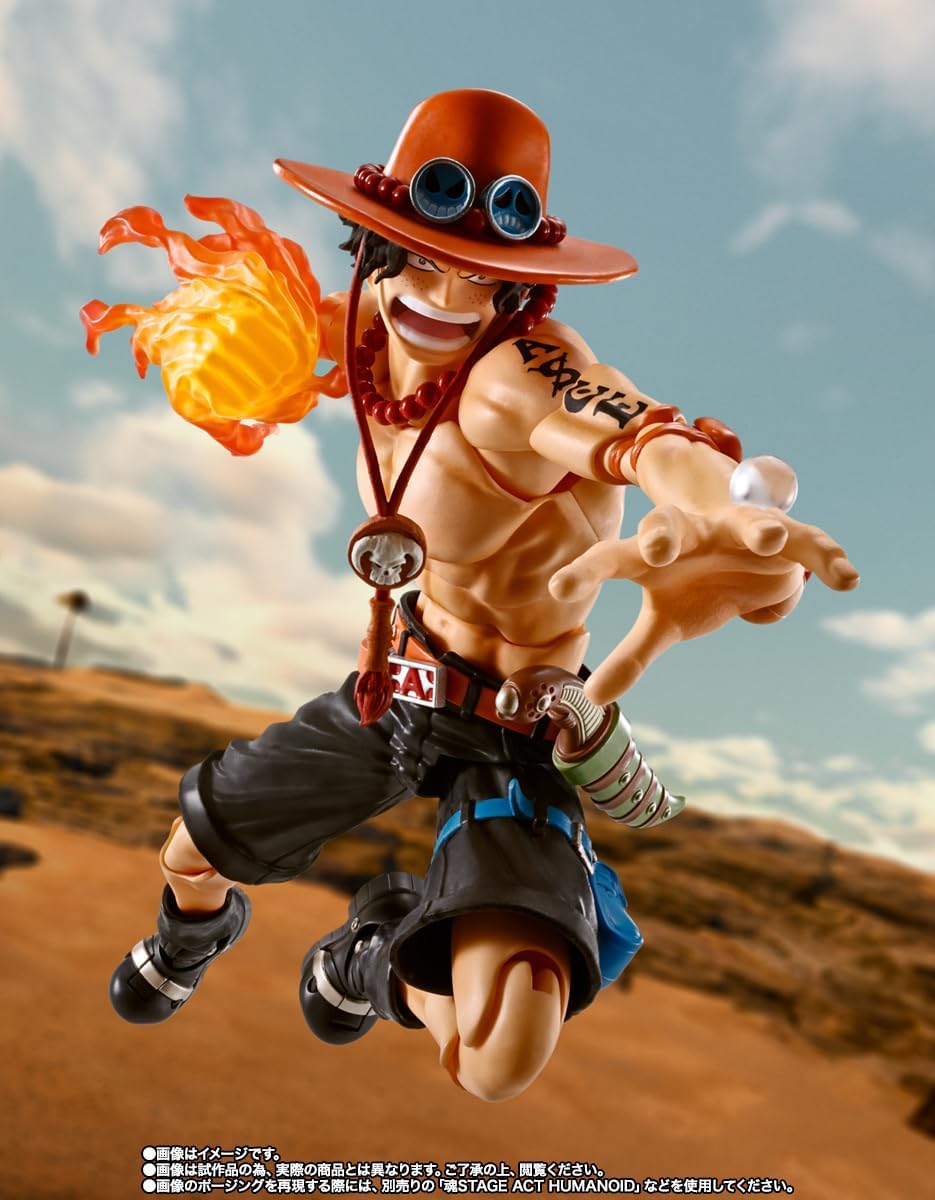 Bandai Spirit One Piece S.H.Figuarts Portgas D. Ace (Fire Fist) Action Figure