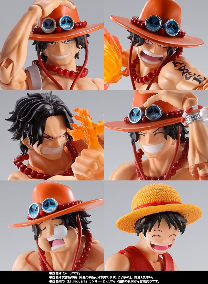 Bandai Spirit One Piece S.H.Figuarts Portgas D. Ace (Fire Fist) Action Figure