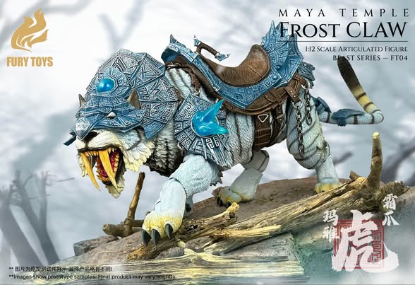 (Pre-order) FURY TOYS Beast Series Maya Temple Tiger Ember Fang / Frost Claw FT01/02/03/04 1/12 Action Figure
