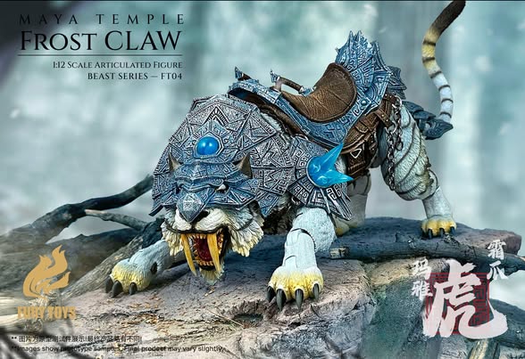 (Pre-order) FURY TOYS Beast Series Maya Temple Tiger Ember Fang / Frost Claw FT01/02/03/04 1/12 Action Figure