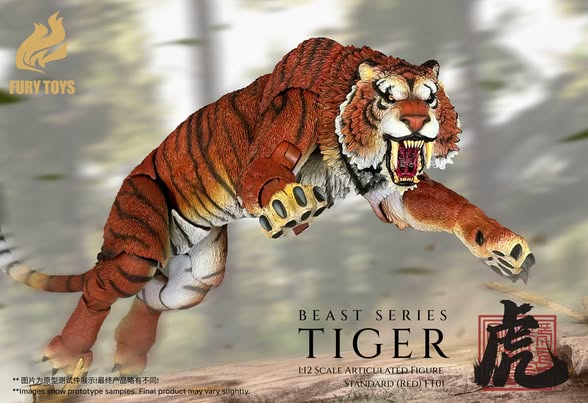 (Pre-order) FURY TOYS Beast Series Maya Temple Tiger Ember Fang / Frost Claw FT01/02/03/04 1/12 Action Figure