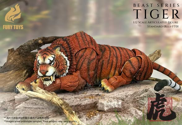 (Pre-order) FURY TOYS Beast Series Maya Temple Tiger Ember Fang / Frost Claw FT01/02/03/04 1/12 Action Figure