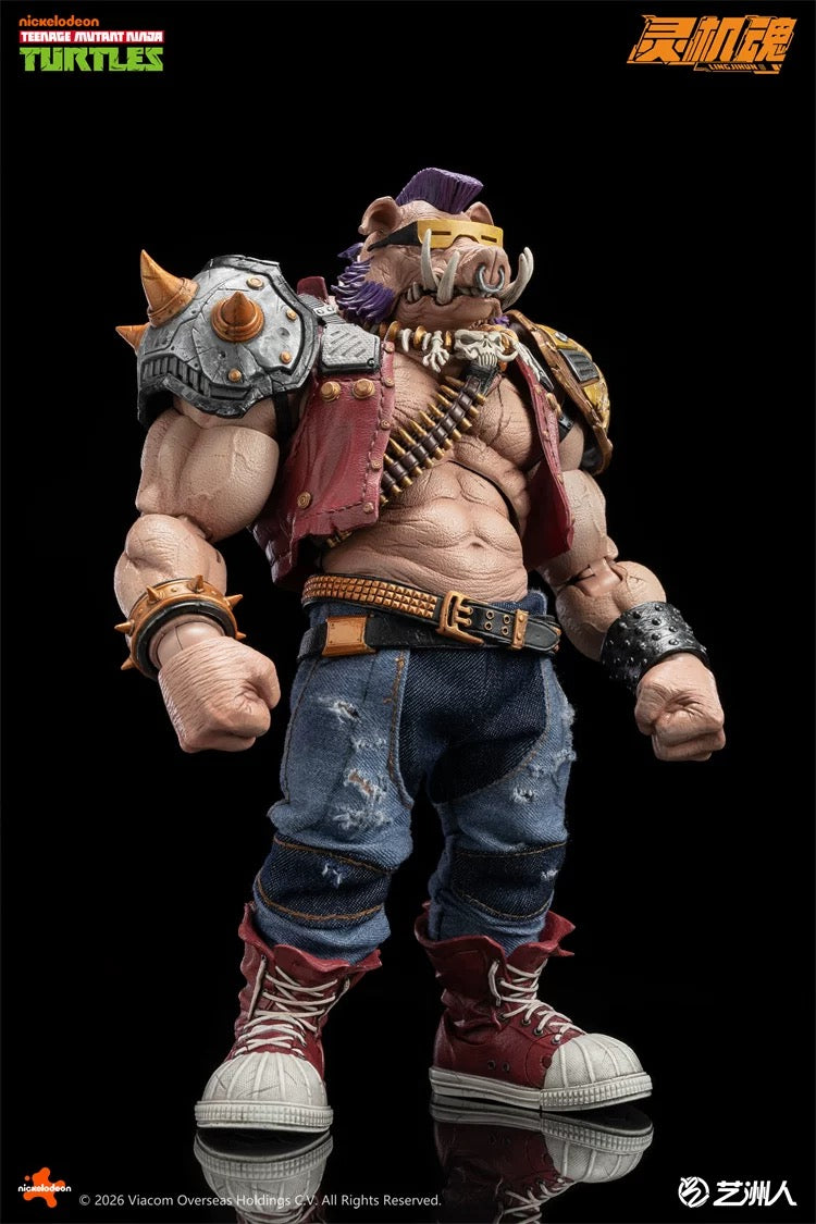 (Pre-order) Metytoyz LINGJIHUN 1/12 Action Figure – TMNT Rocksteady + Bebop