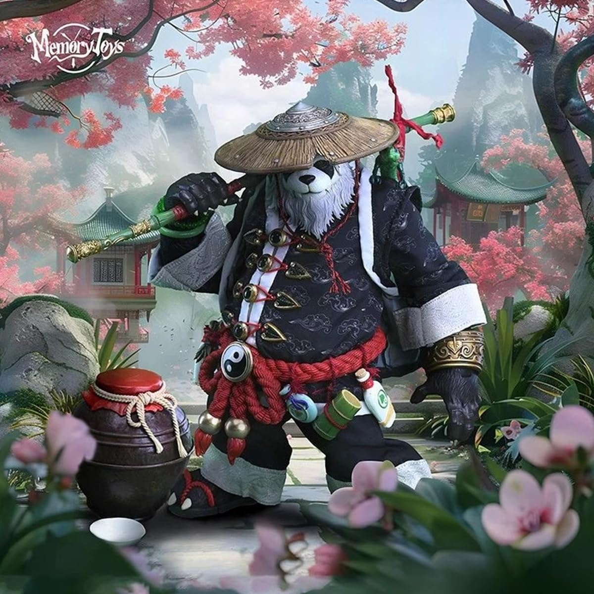 Metytoyz Memory Toys Action Figure 7-inch Accessory: Pandaren Wanderer Wu Qinglie