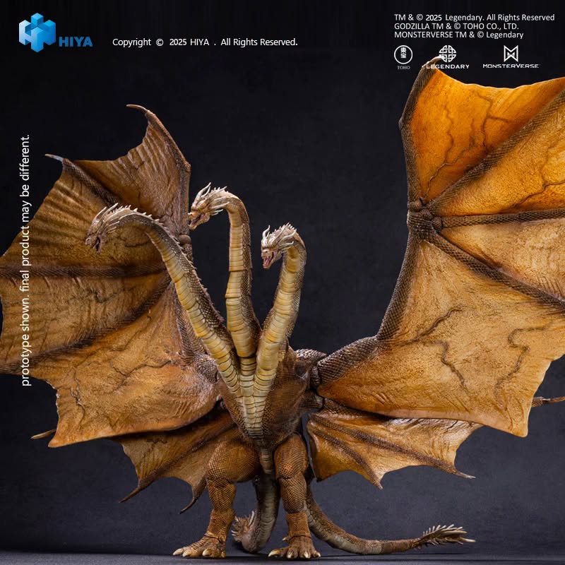 (Pre-order) HIYA Exquisite Basic Series Godzilla: King of the Monsters - King Ghidorah 2.0 14 Inch Action Figure Reissue