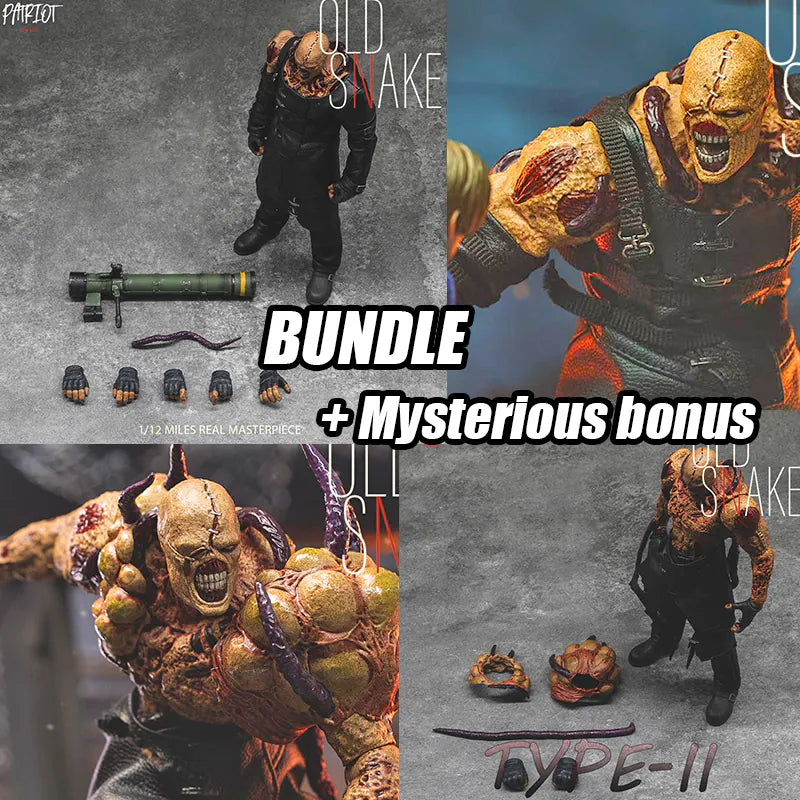 Patriot Studio Resident Evil 2 Nemesis 1/12 Action Figure (3 Option)