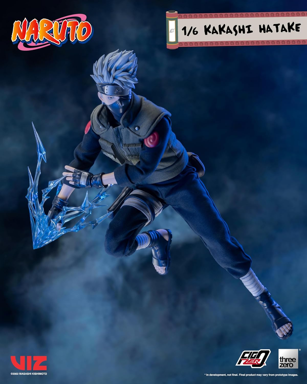 Threezero FigZero Naruto: Kakashi Hatake 1:6 Scale Figure