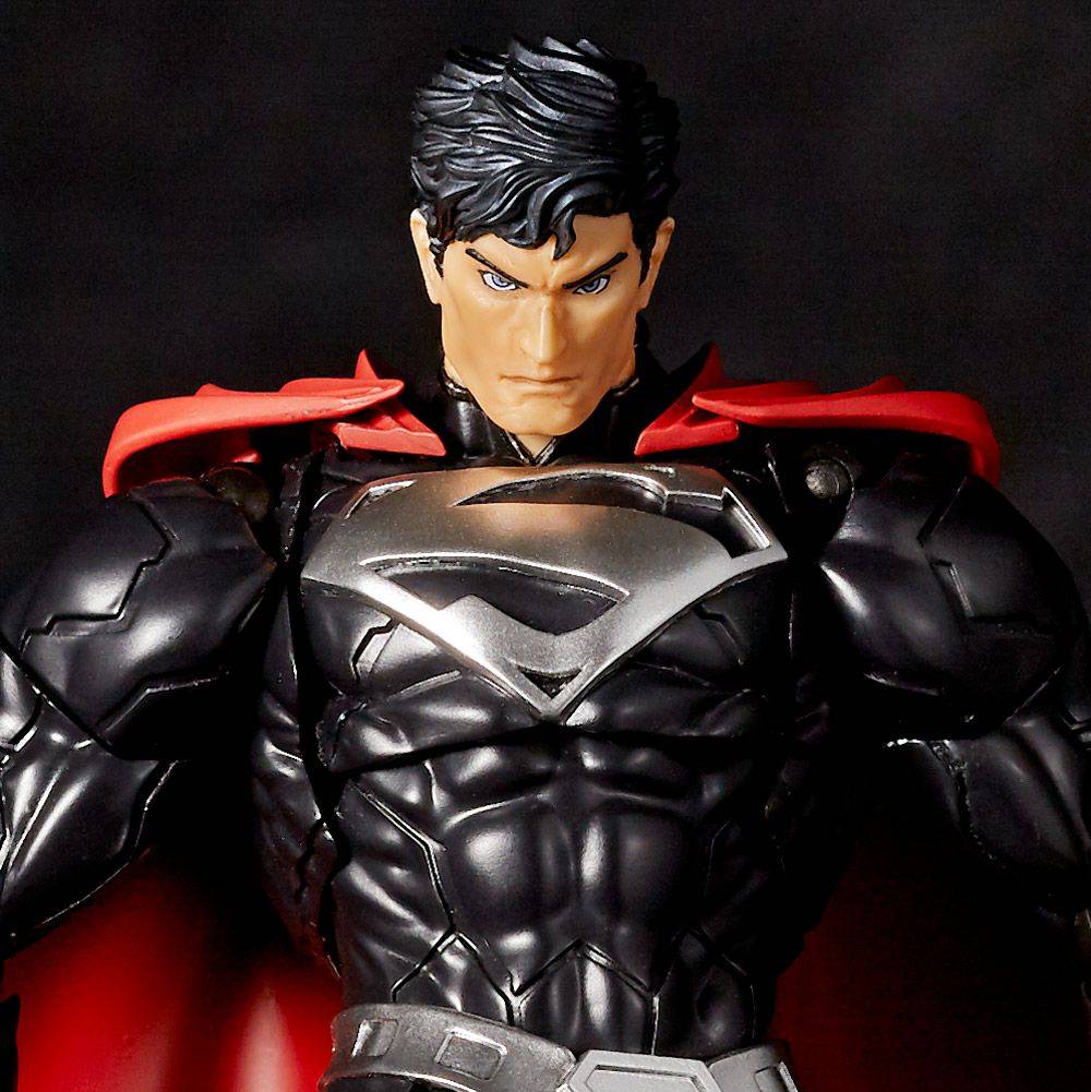 Amazing Yamaguchi Superman Black Suit action figure No.027EX from DC Comics New 52 by Kaiyodo