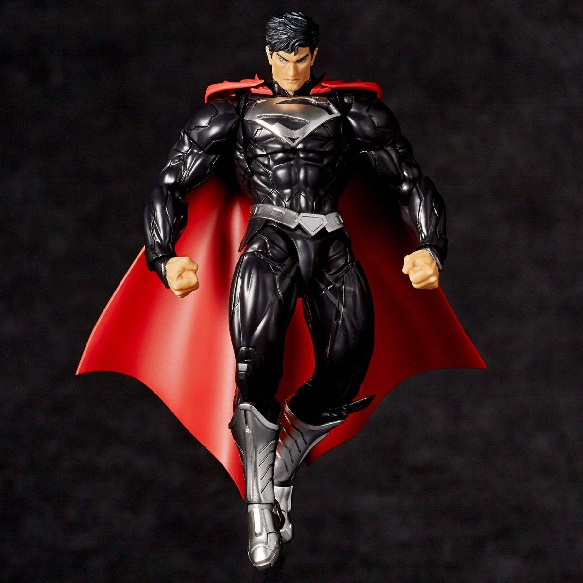 Amazing Yamaguchi Superman Black Suit action figure No.027EX from DC Comics New 52 by Kaiyodo