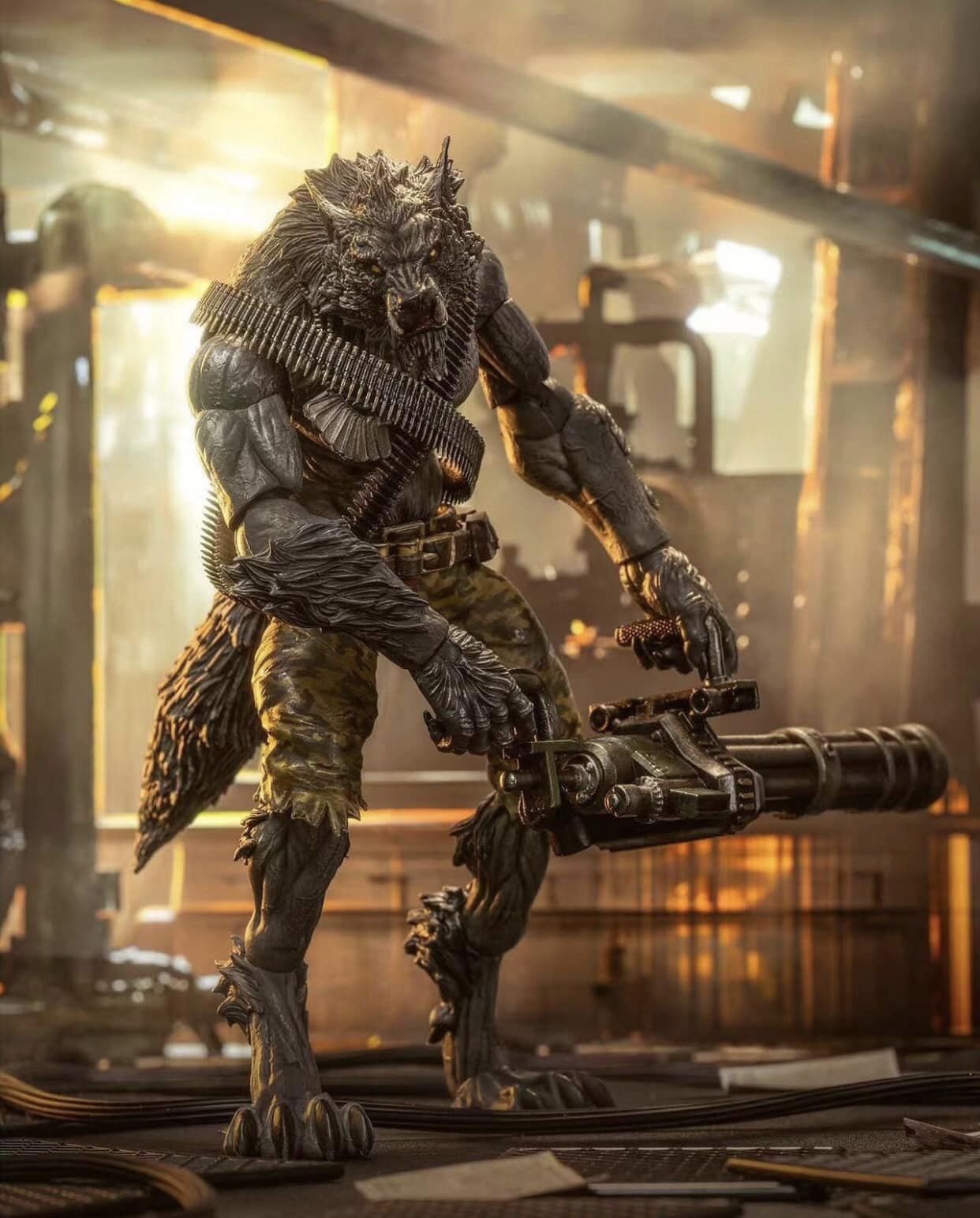 FuRay Planet – William Night Wolf (Exclusive Ver.) 1/12 Scale Action Figure – Night Wolf Full Set