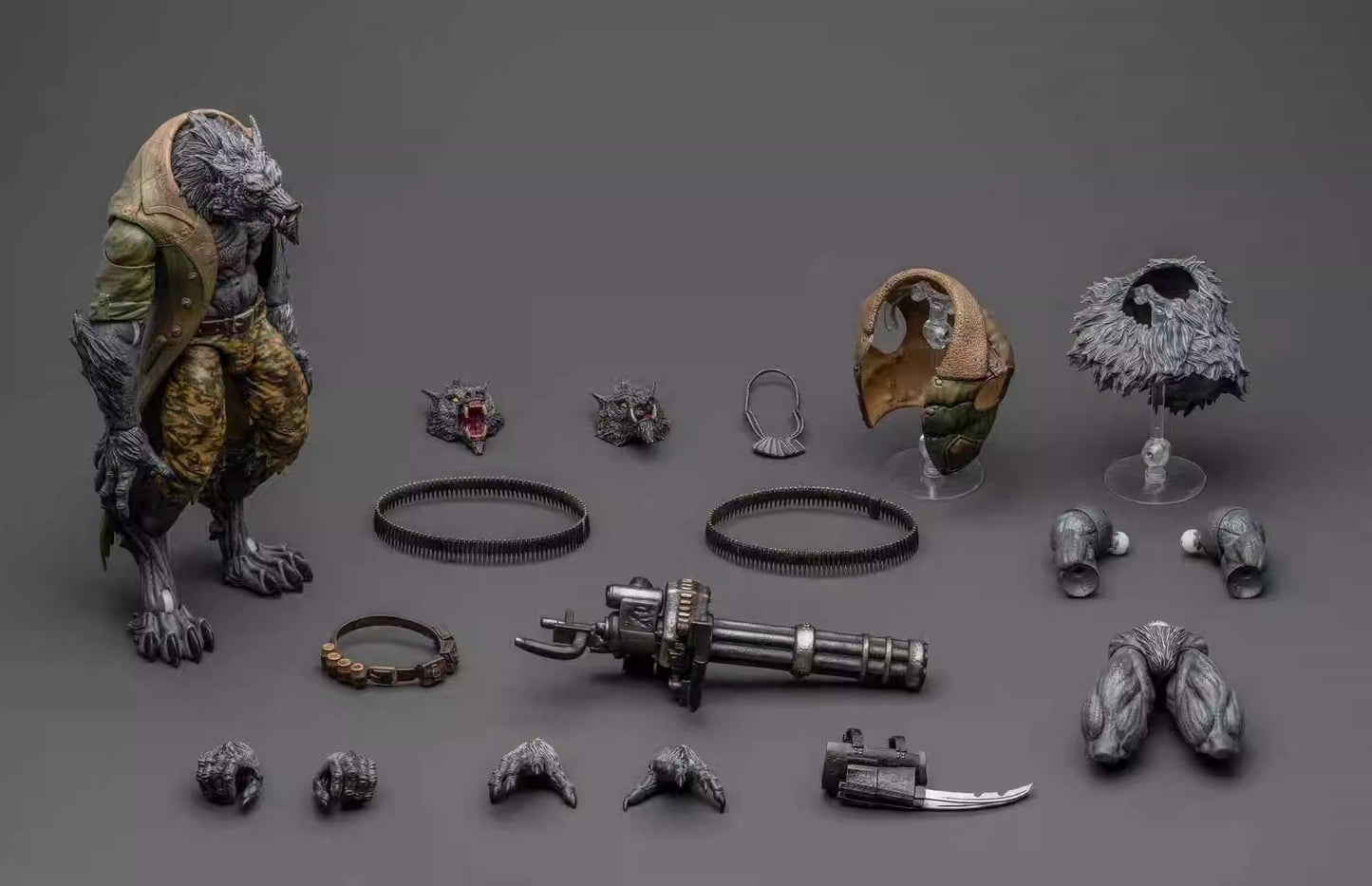 FuRay Planet – William Night Wolf (Exclusive Ver.) 1/12 Scale Action Figure – Night Wolf Full Set