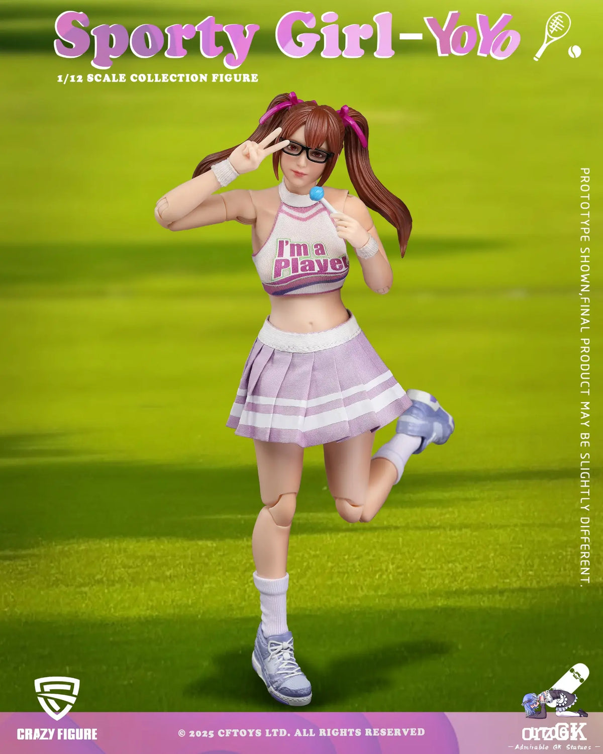 Crazy Figure LT005 Sports Girl YouYou 1/12 Action Figure