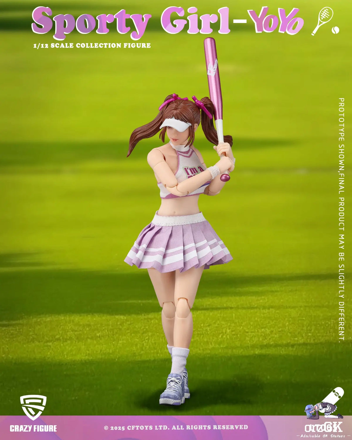 Crazy Figure LT005 Sports Girl YouYou 1/12 Action Figure