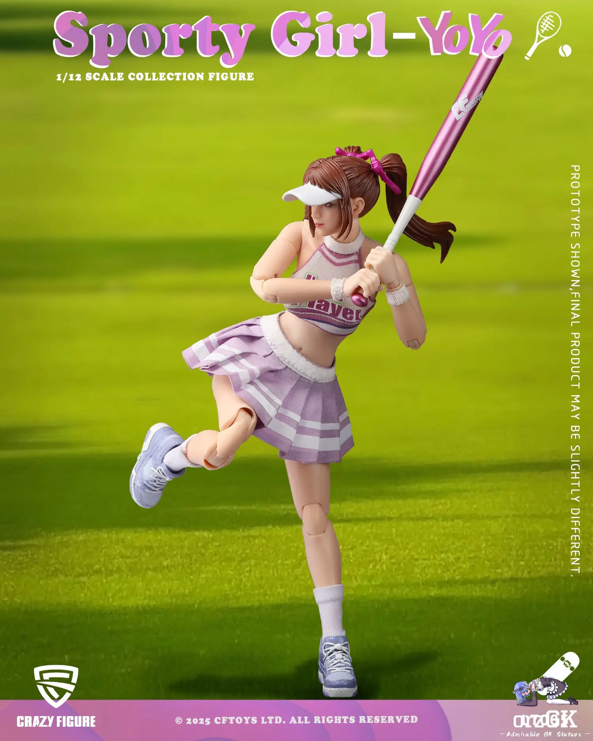 Crazy Figure LT005 Sports Girl YouYou 1/12 Action Figure