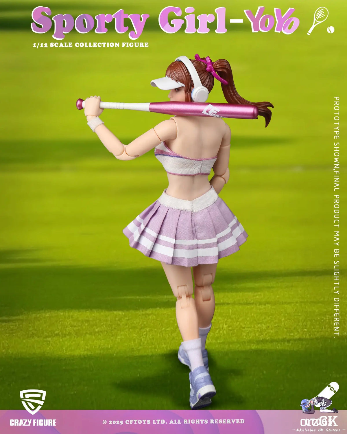 Crazy Figure LT005 Sports Girl YouYou 1/12 Action Figure