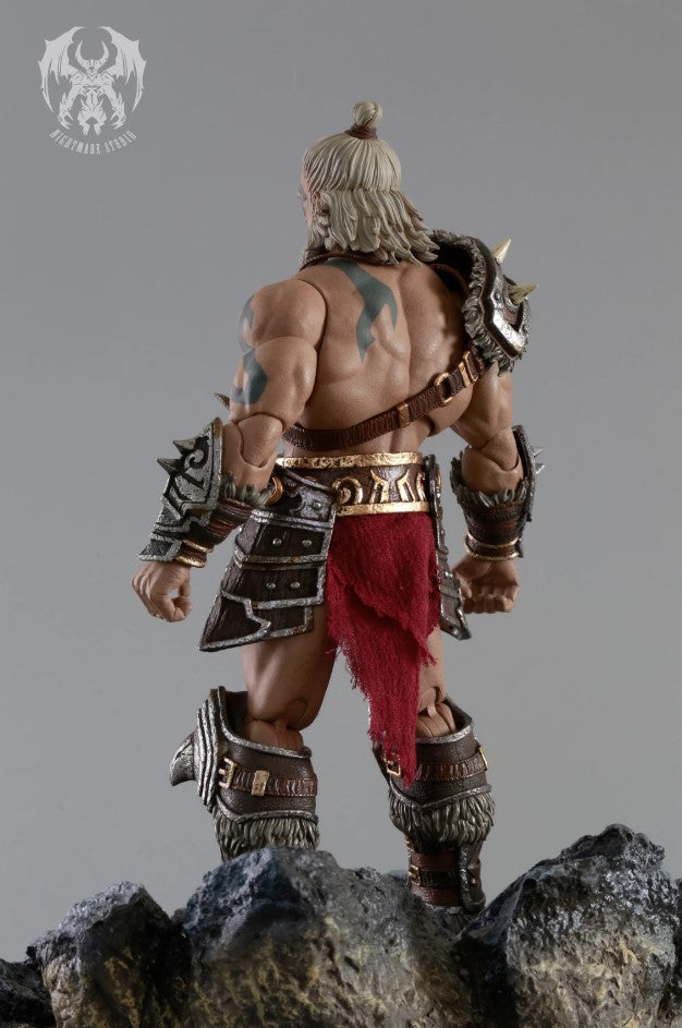 Barbarian berserker Action Figure, 1/12 scale size approx.18cm. By Nightmare Studio.