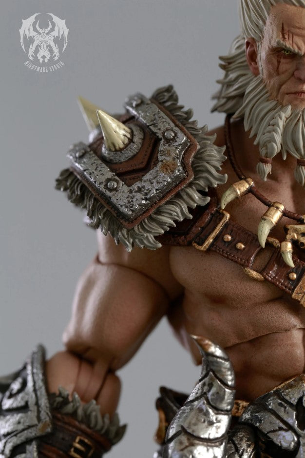 Barbarian berserker Action Figure, 1/12 scale size approx.18cm. By Nightmare Studio.