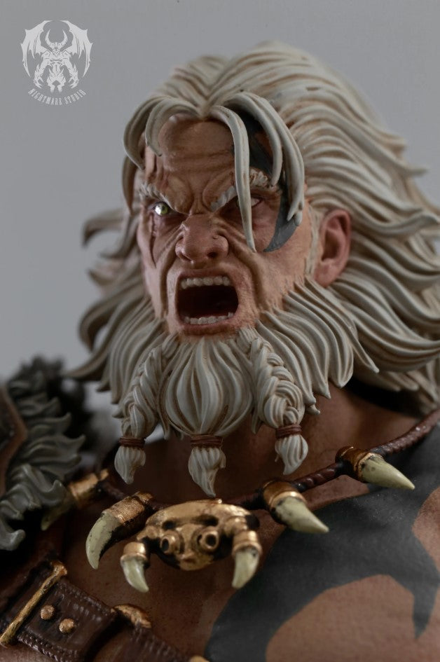 Barbarian berserker Action Figure, 1/12 scale size approx.18cm. By Nightmare Studio.